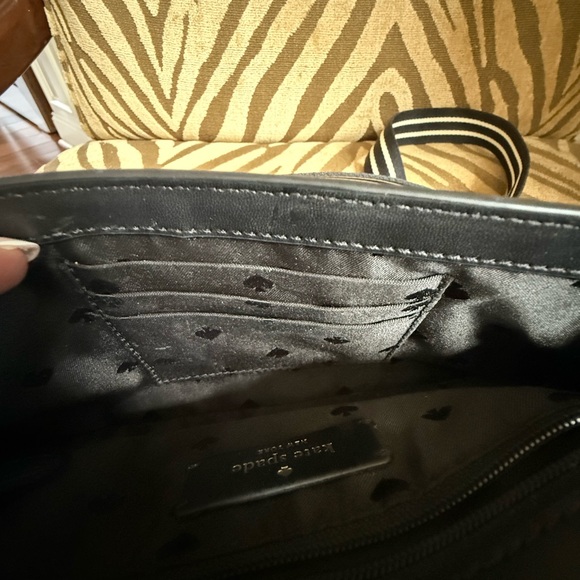 Kate Spade Black and Cream Crossbody Bag with Coin Pouch - Picture 6 of 11